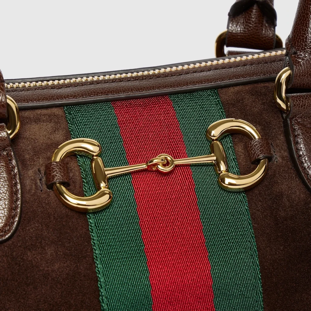Gucci Borsetto Medium Boston Bag - Brown