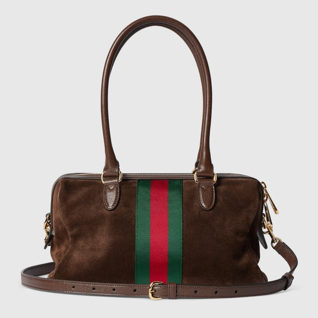 Gucci Borsetto Medium Boston Bag - Brown