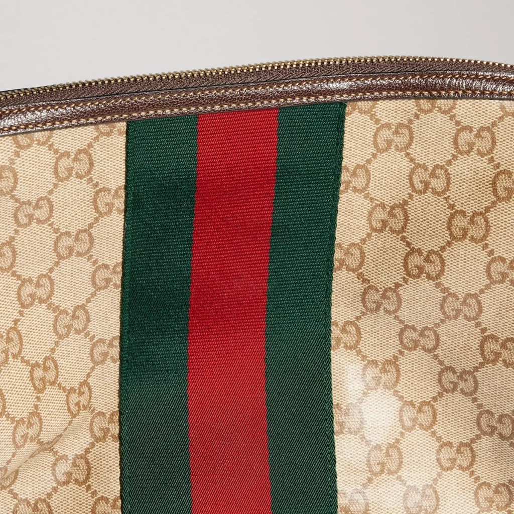 Gucci Web Medium Crossbody Bag - Beige