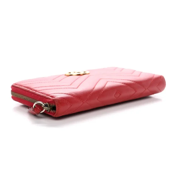 Gucci GG Marmont Zip Around Wallet Model 2 - Red