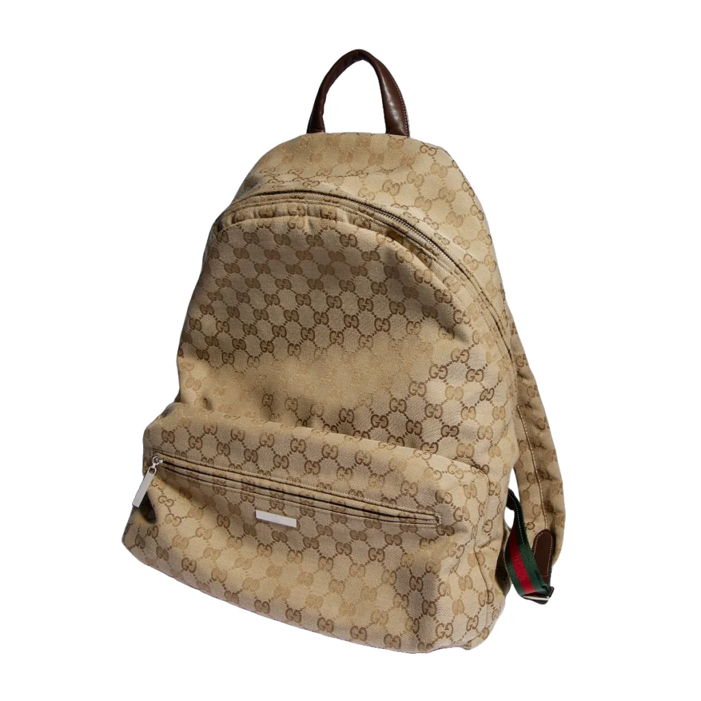 Gucci Tag Large Backpack Beige