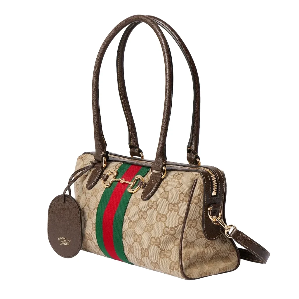 Gucci Borsetto Medium Boston Bag - Beige