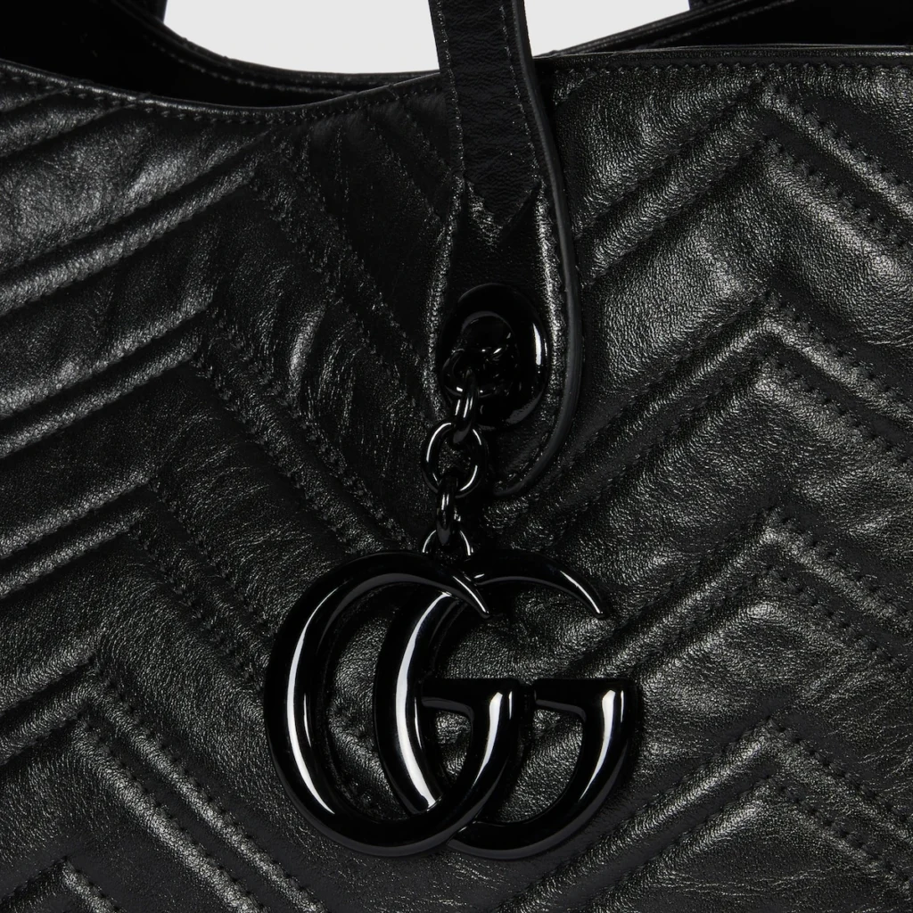 Gucci GG Marmont Medium Tote Bag - Black