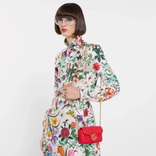 Gucci GG Marmont Mini Shoulder Bag Model 2 - Red