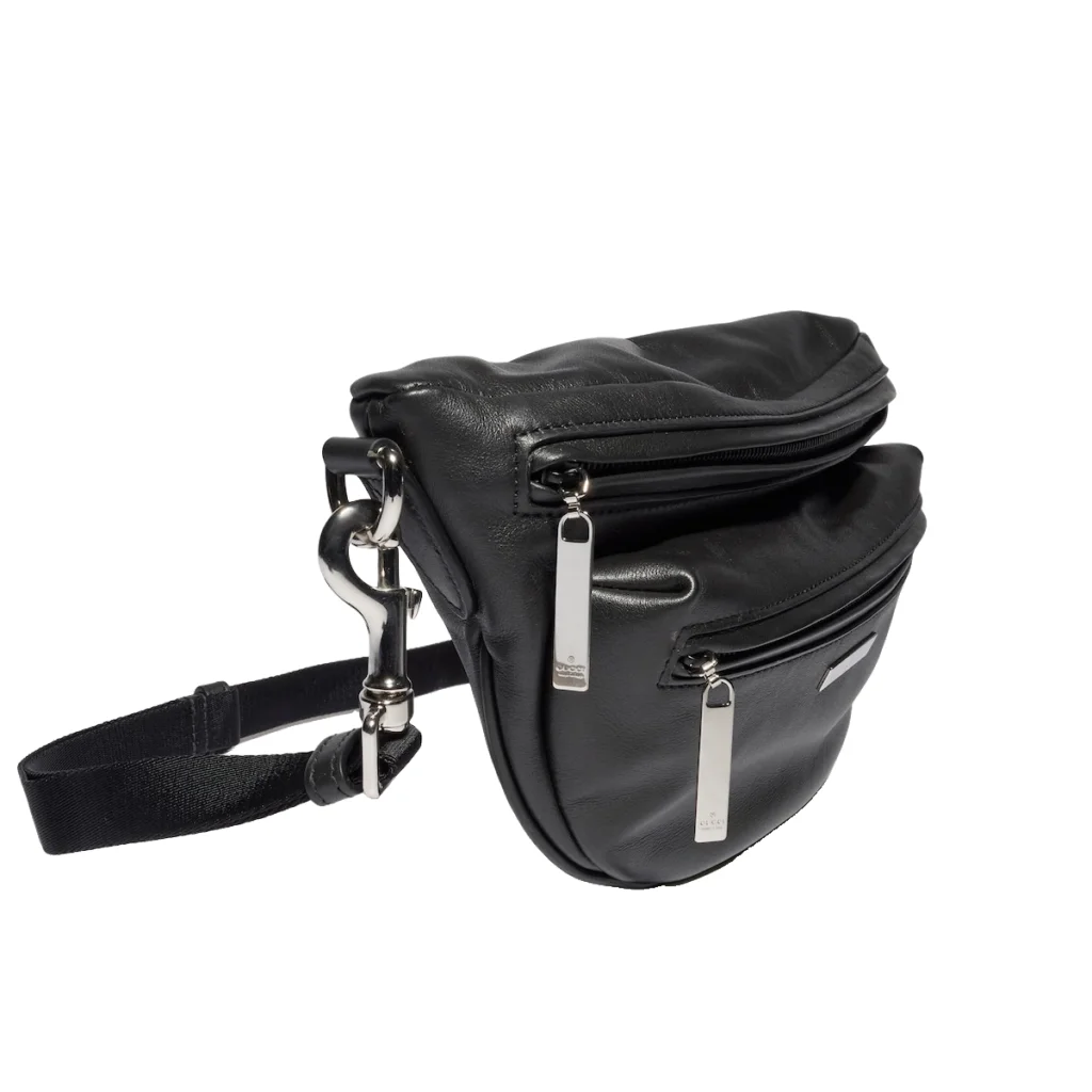 Gucci Tag Medium Crossbody Bag Black