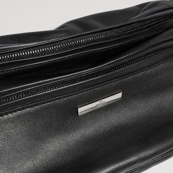Gucci Tag Medium Crossbody Bag Black