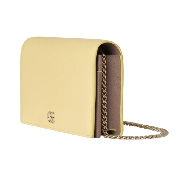 Gucci GG Marmont Wallet on Chain - Yellow