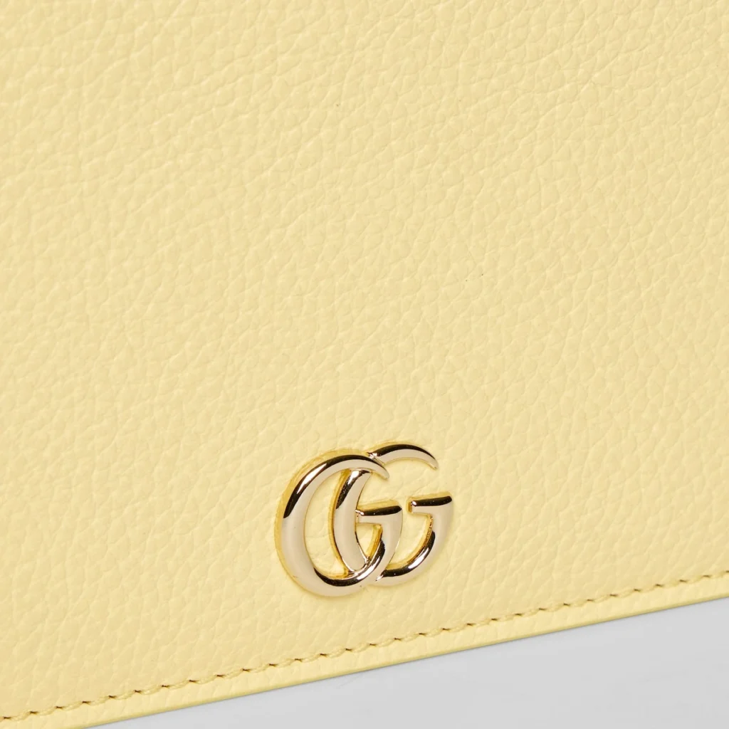 Gucci GG Marmont Wallet on Chain - Yellow