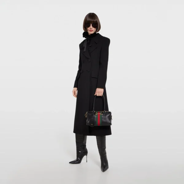 Gucci Borsetto Medium Boston Bag - Black