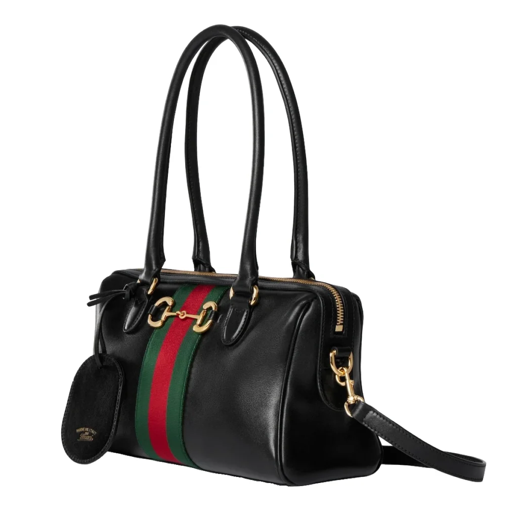 Gucci Borsetto Medium Boston Bag - Black