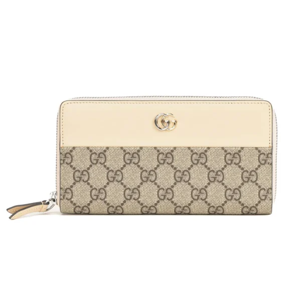 Gucci GG Marmont Zip Around Wallet Model 1 - Beige