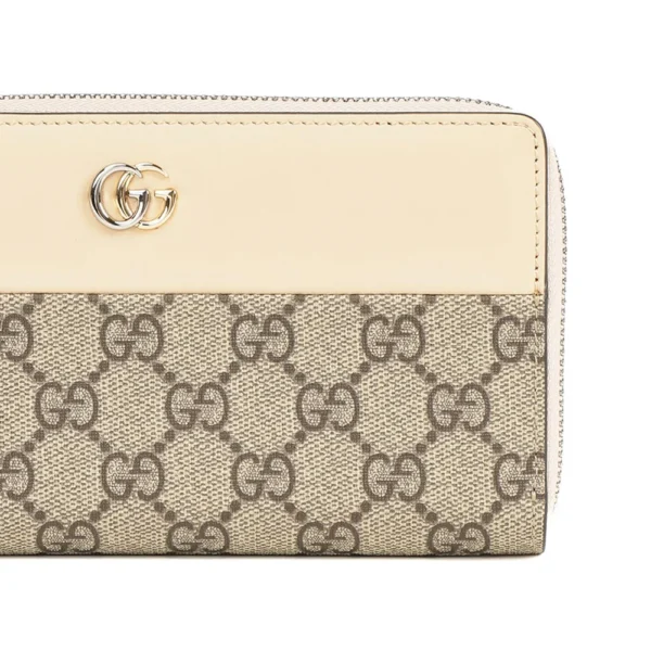 Gucci GG Marmont Zip Around Wallet Model 1 - Beige