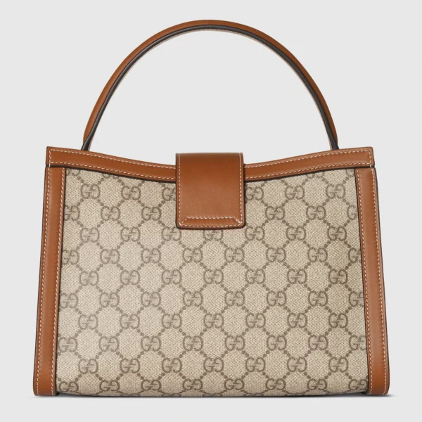 Gucci Padlock Medium Top Handle Bag Beige
