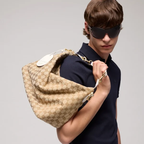 Gucci Brera Medium Crossbody Bag - Beige