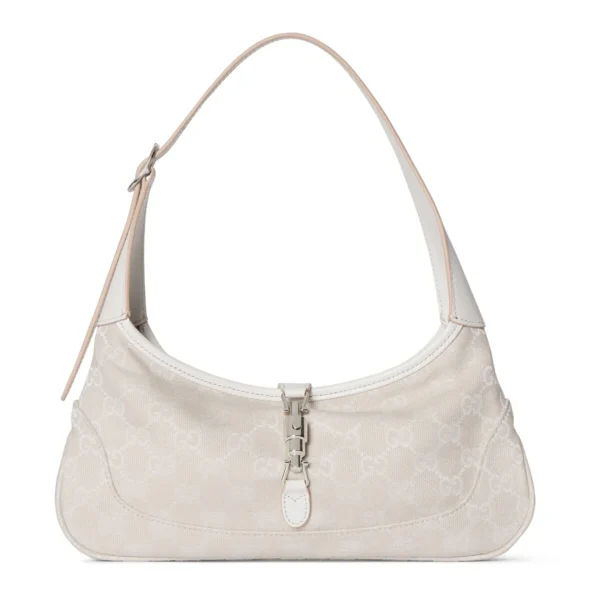 Gucci Jackie Slim Medium Shoulder Bag - White