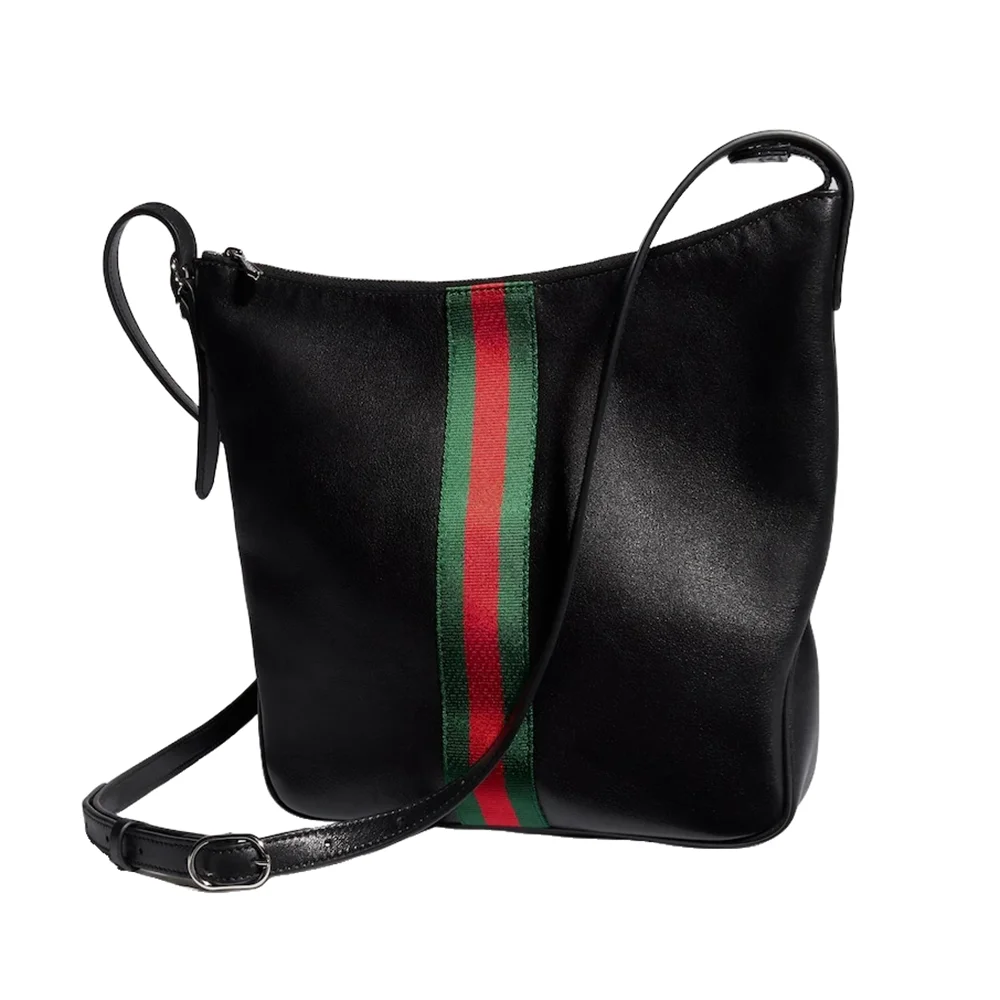 Gucci Lunetta Medium Crossbody Bag - Black