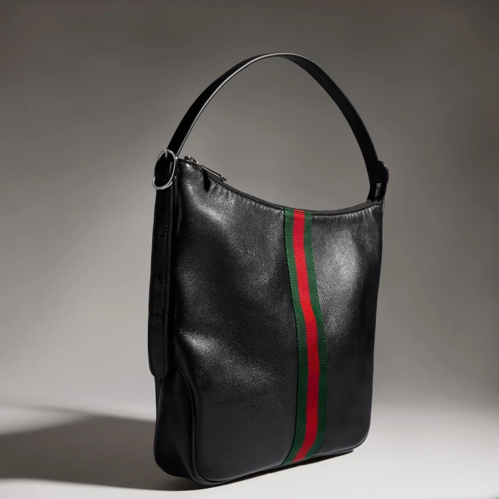 Gucci Lunetta Medium Crossbody Bag - Black