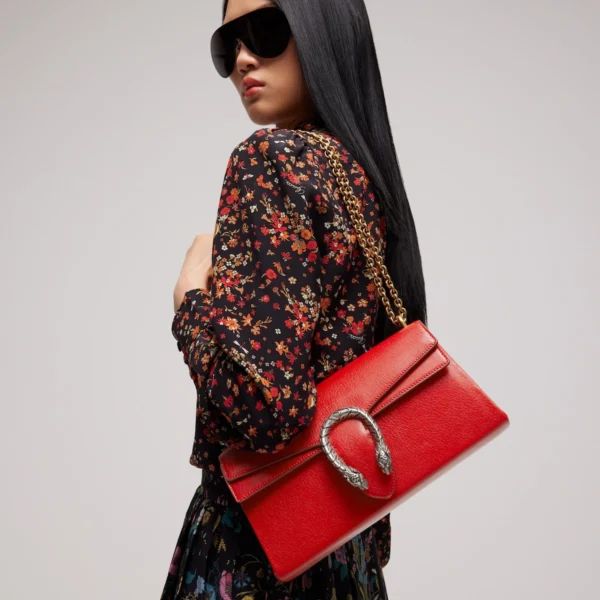 Gucci Dionysus Medium Shoulder Bag - Red