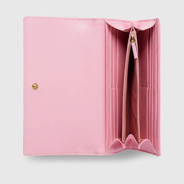 Gucci GG Marmont Continental Wallet - Pink