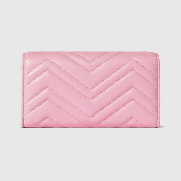 Gucci GG Marmont Continental Wallet - Pink