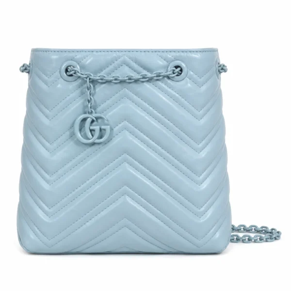 Gucci GG Marmont Nano Bucket Bag - Blue