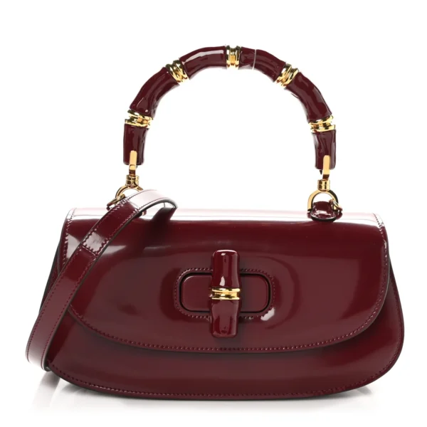 Gucci Bamboo Diva Medium Bag - Red