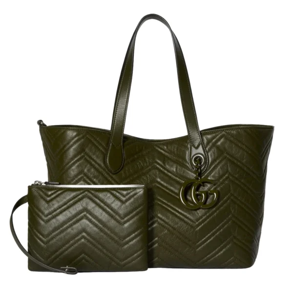 Gucci GG Marmont Medium Tote Bag - Green
