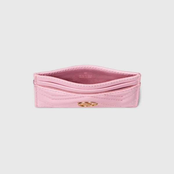 Gucci GG Marmont Card Case - Pink