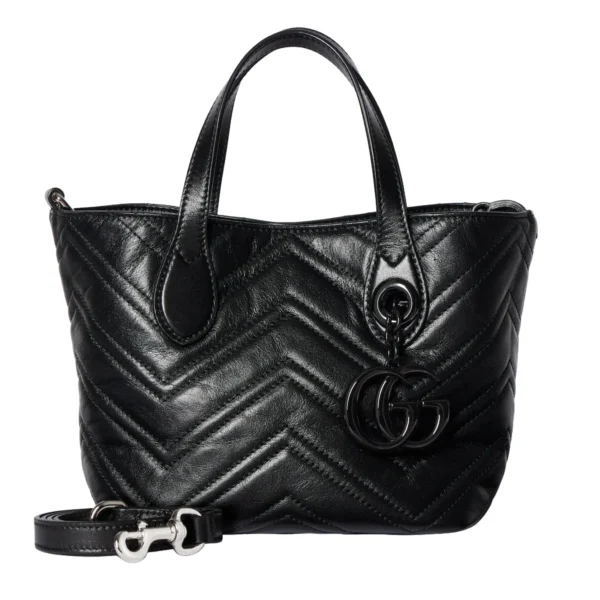 Gucci GG Marmont Small Tote Bag - Black