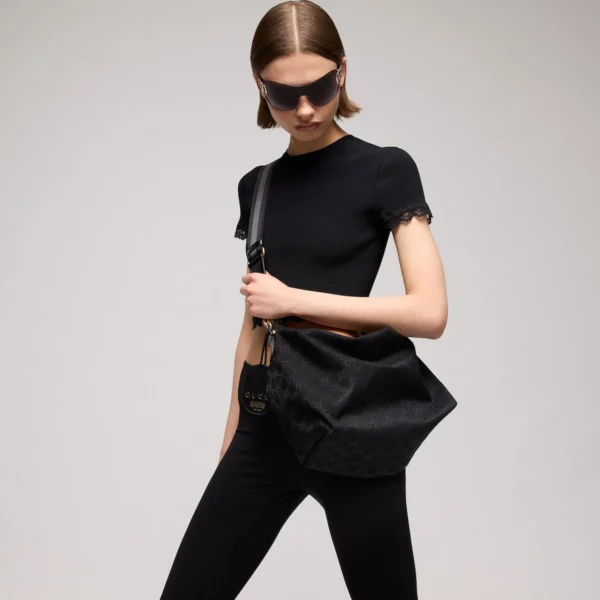 Gucci Brera Medium Crossbody Bag - Black