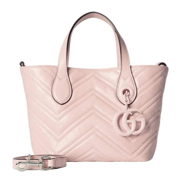 Gucci GG Marmont Small Tote Bag - Pink