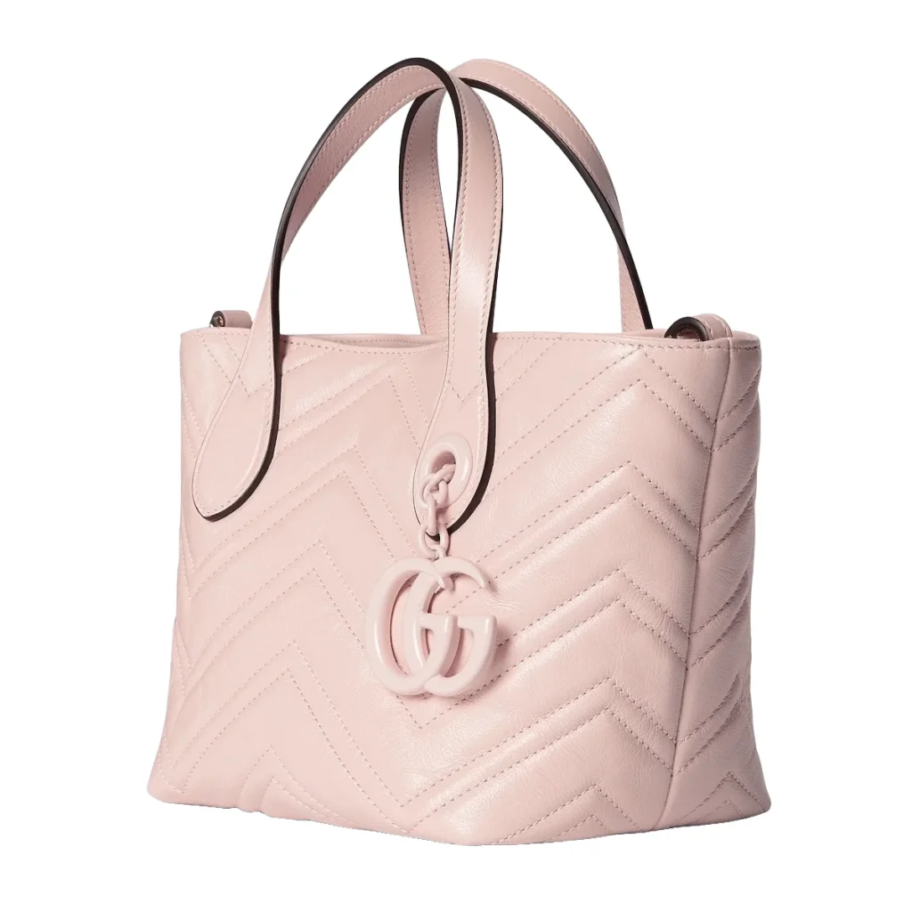 Gucci GG Marmont Small Tote Bag - Pink