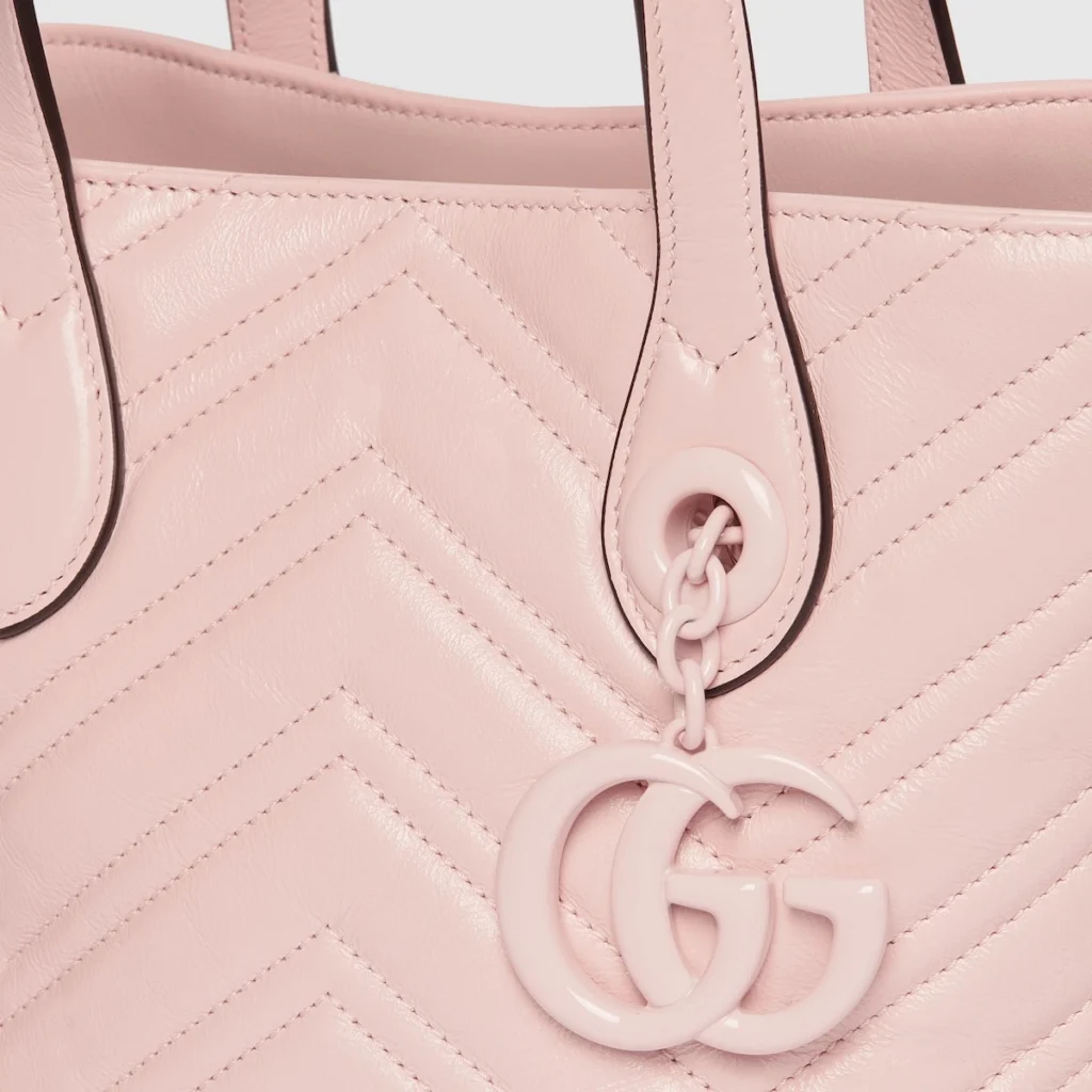 Gucci GG Marmont Small Tote Bag - Pink