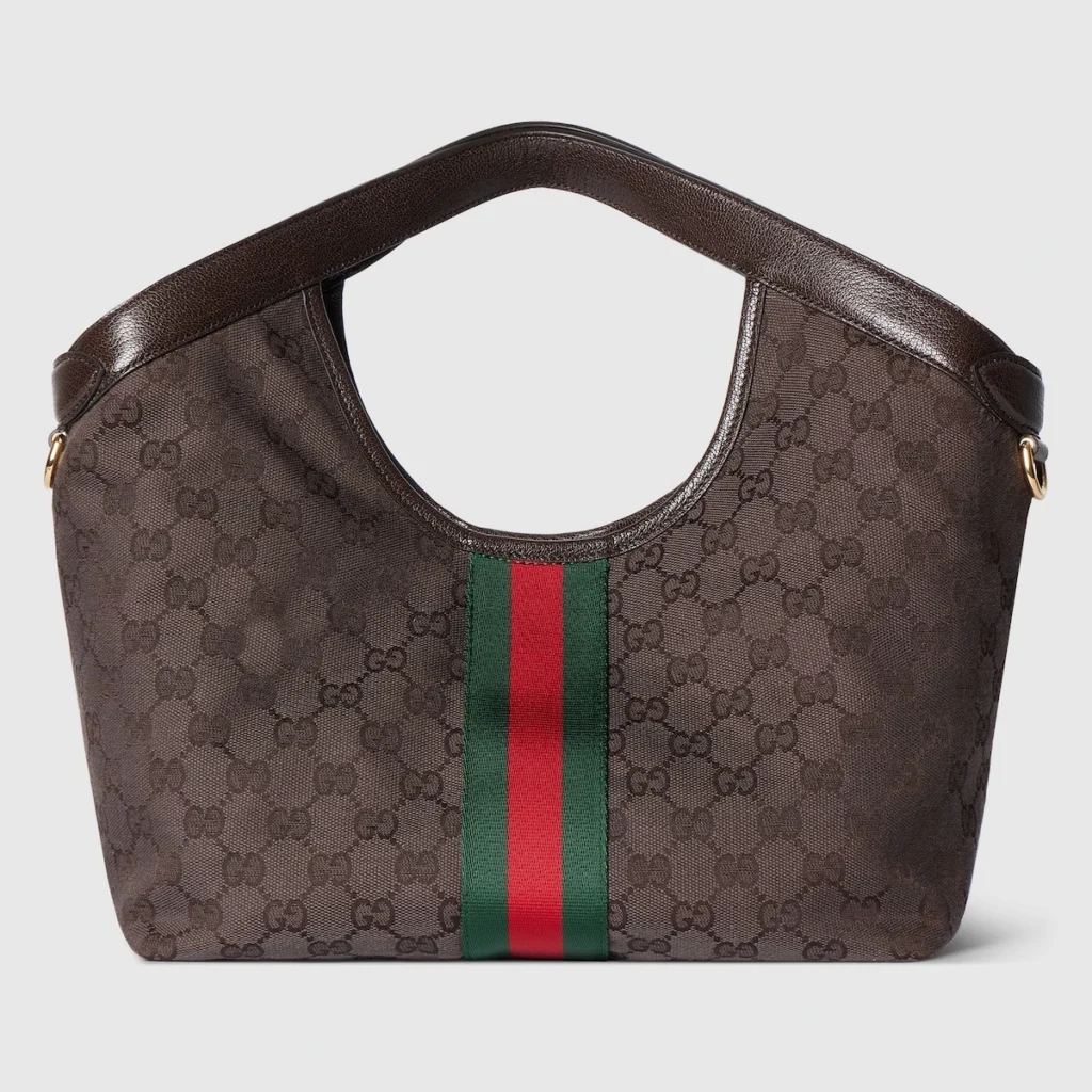 Gucci Giglio Small Tote Bag Brown