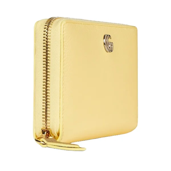 Gucci GG Marmont Zip Around Wallet Model 1 - Yellow