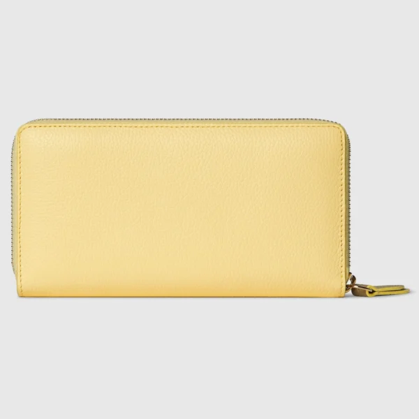 Gucci GG Marmont Zip Around Wallet Model 1 - Yellow