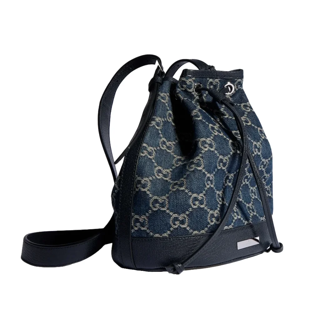 Gucci Venice Small Bucket Bag - Blue