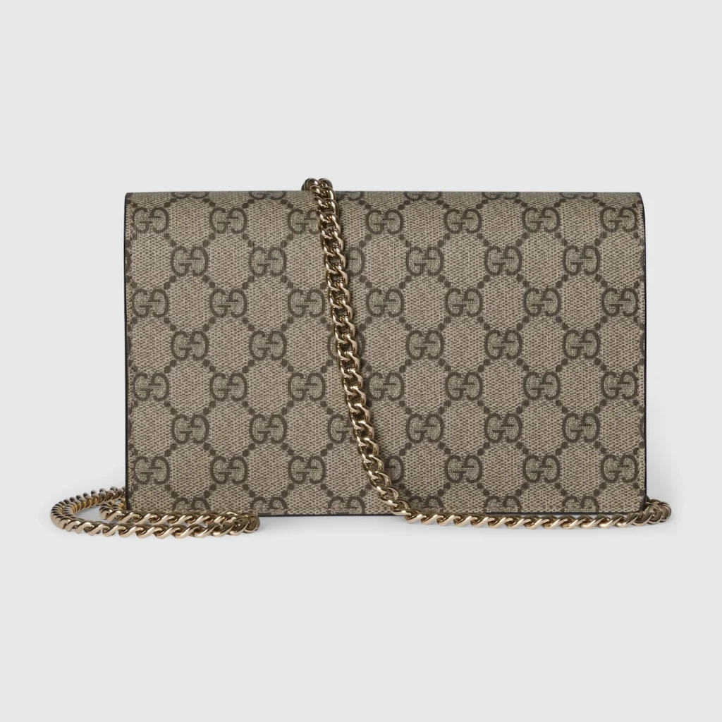 Gucci GG Marmont Wallet on Chain - Beige