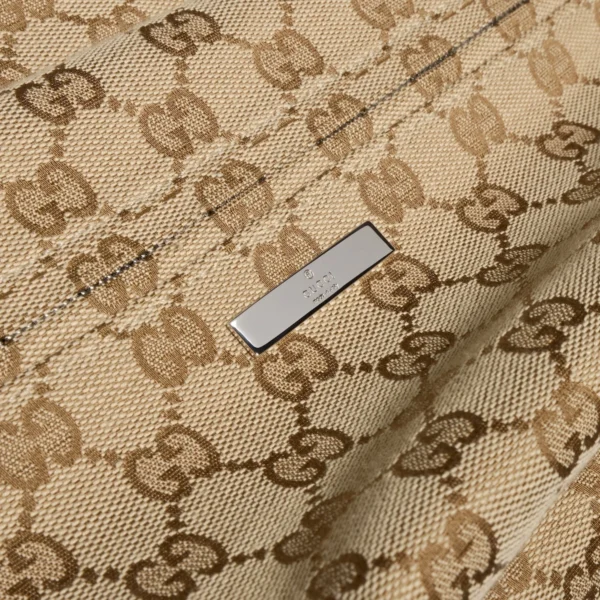 Gucci Tag Medium Crossbody Bag Beige