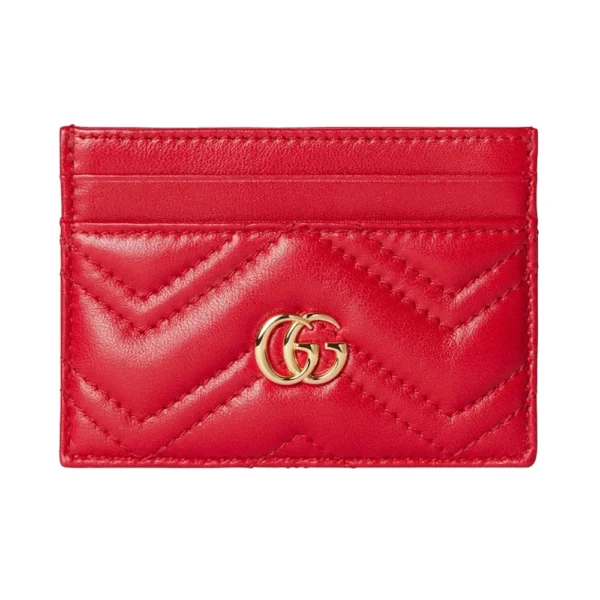 Gucci GG Marmont Card Case - Red
