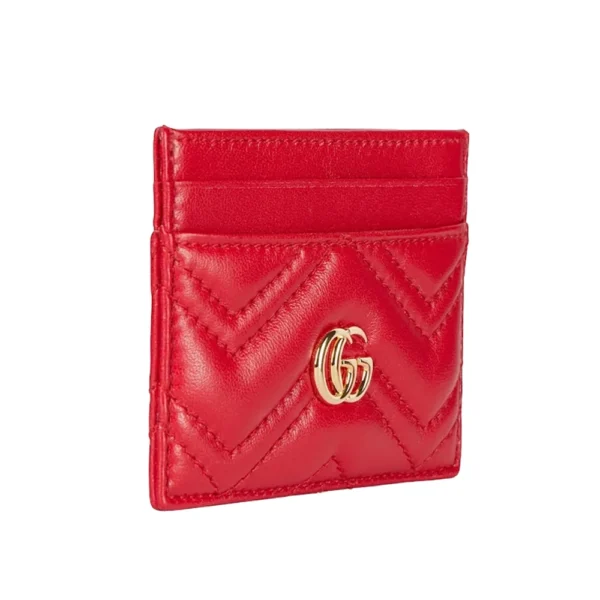 Gucci GG Marmont Card Case - Red
