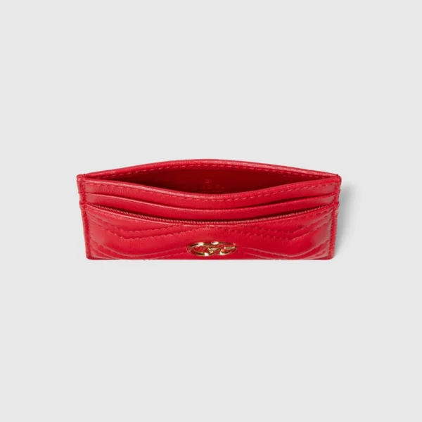 Gucci GG Marmont Card Case - Red