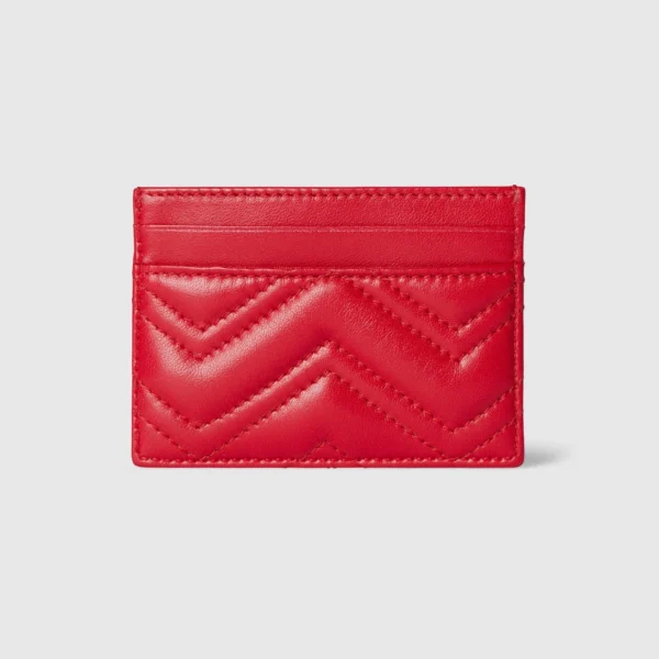 Gucci GG Marmont Card Case - Red