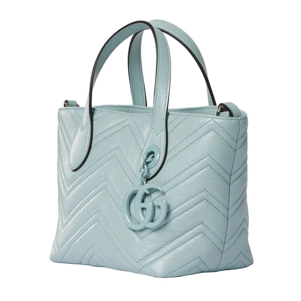 Gucci GG Marmont Small Tote Bag - Blue