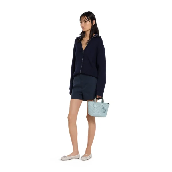 Gucci GG Marmont Small Tote Bag - Blue