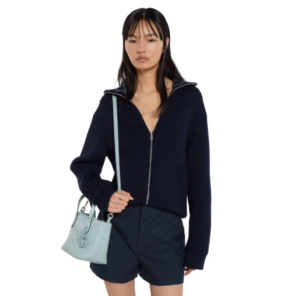 Gucci GG Marmont Small Tote Bag - Blue