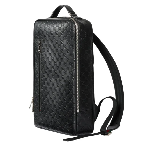 Gucci GG Emblem Medium Backpack Black