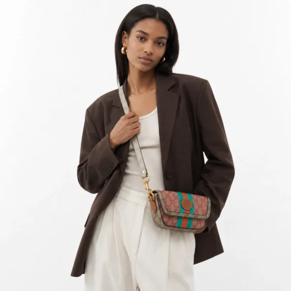 Gucci Supreme mini shoulder bag