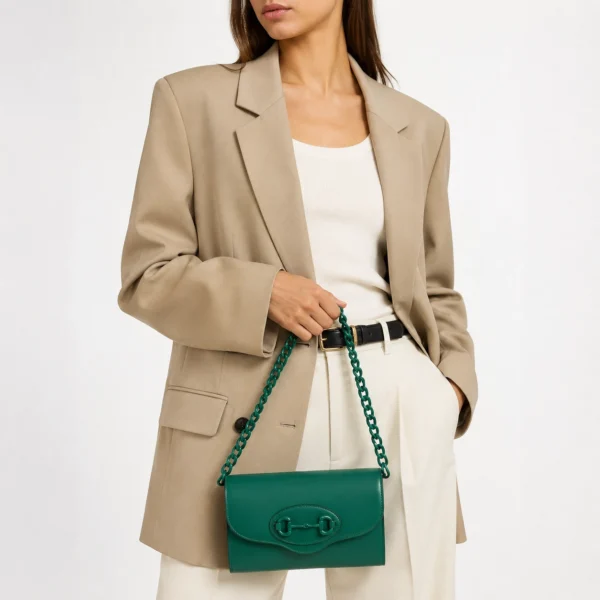 Gucci 1955 chain wallet - Green