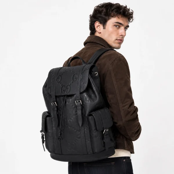 Gucci jumbo large backpack - Black